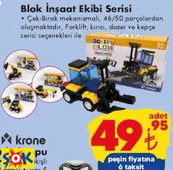 GOKİDY BLOK İNŞAAT EKİBİ SERİSİ OYUNCAK